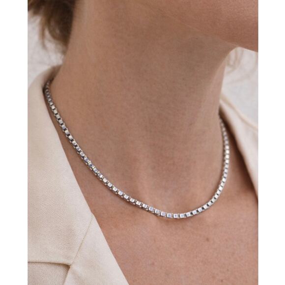 NOMINATION Jewelry - Nomination Italy 18.5” Necklace Stainless Steel Box Chain NWT $92 Layering